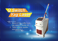 Stationary Q - Switched ND Yag Laser Tattoo Temoval Beauty Machine